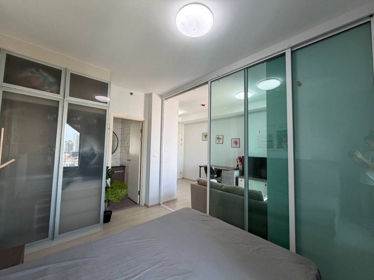 รูป ให้เช่าคอนโด Chapter One Eco คอนโดแต่งครบพร้อมเข้าอยู่ใกล้รถไฟฟ้าMRTห้วยขวาง! ! - รูปที่ 5/9