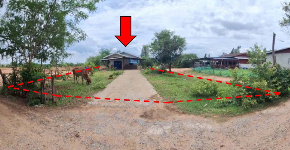 รูป ที่ดินพร้อมสิ่งปลูกสร้าง 177 ตร.วา อำเภอบ้านไผ่ ขอนแก่น 472,000 - รูปที่ 2/7