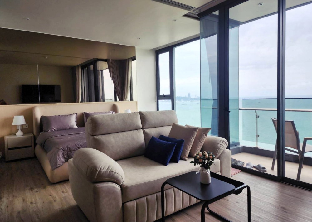 รูป KT0363📲LineID @556ryccg🏖️1ห้องนอน 47.6ตรม ชั้น42🌊วิวทะเล พร้อมเฟอร์นิเจอร์🦀AROM อารมณ์ วงศ์อมาตย์ พัทยาเหนือ - รูปที่ 1/9