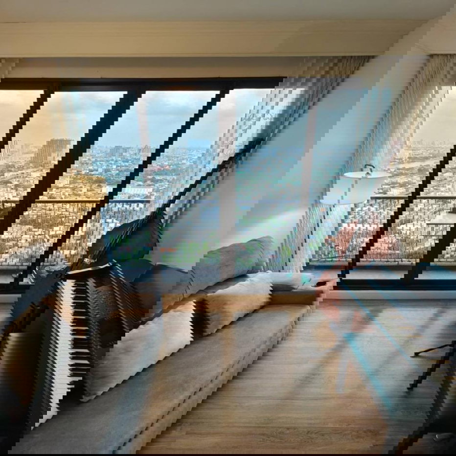 รูป ห้องสวยวิวโค้งเจ้าพระยา✨ The Tree RIO บางอ้อ | 2 นอน 2 น้ำ | 61 ตร.ม. ชั้น 31 | ติด MRT บางอ้อ - รูปที่ 4/16