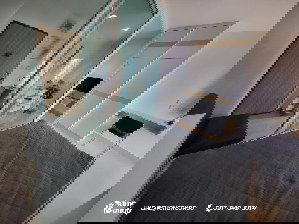 รูป Wisdom บางแสน ชั้น7 ตึก3----------------Tel 097-049-5874 (Line: @choncondo มี@ด้วย) - รูปที่ 3/7