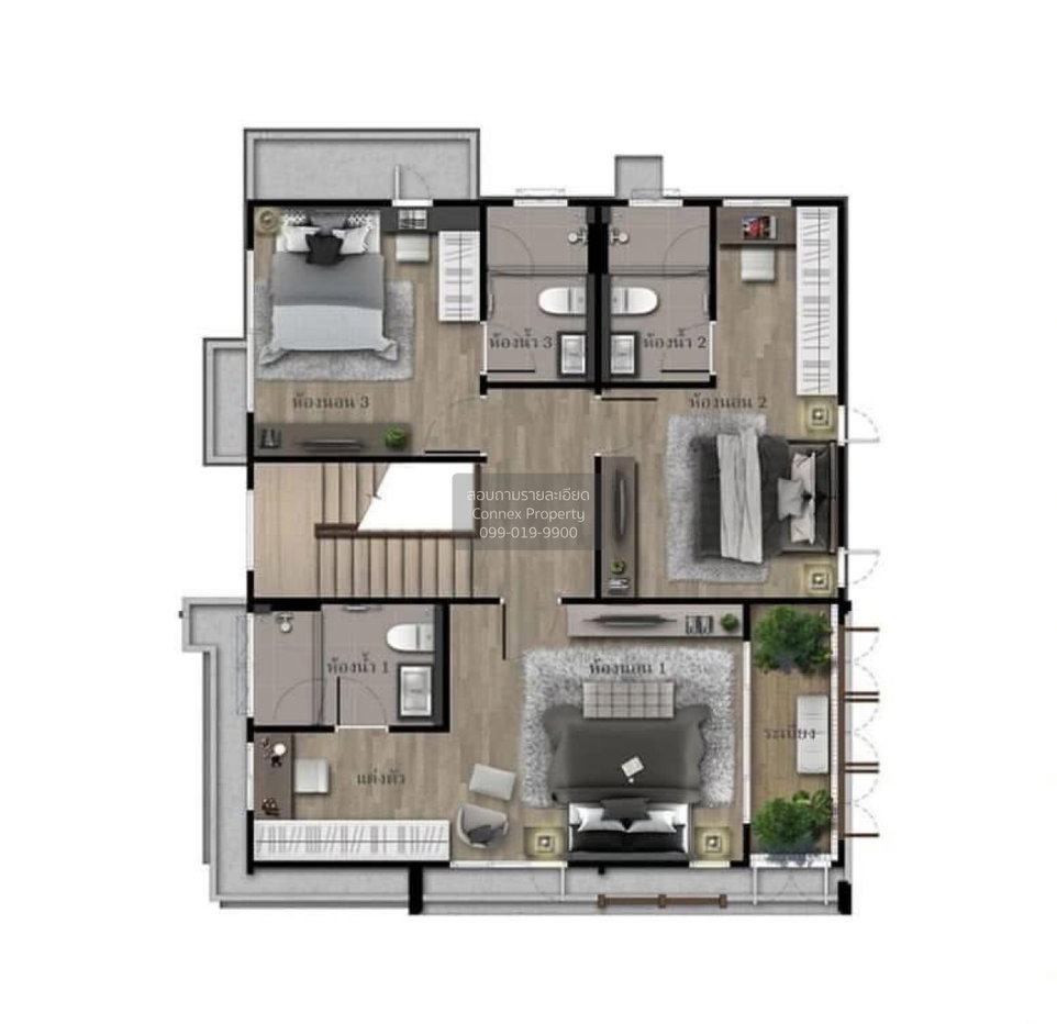 รูป เช่าบ้าน  บุราสิริ กรุงเทพกรีฑา วิวสวย หน้ากว้าง หัวหมาก เขต บางกะปิ กรุงเทพ CX-151338 ✅ ทักไลน์ @connexproperty ตอบทันที ทีมงานมืออาชีพ ✅ - รูปที่ 7/7