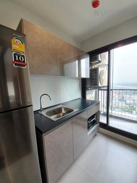 🚩 For Rent Condo THE POLITAN AQUA Building 1, Floor 24,1 bed room, Room size 24.00 sqm