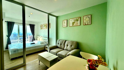 คอนโดให้เช่า : P-125484 วิวเมืองสวย! รีเจ้นท์ โฮม บางนา | พร้อมเฟอร์ฯครบครัน | ใกล้ BTS บางนา! | 11,000 บาท  | Line Id: @easycondoplus | 099-229-6397