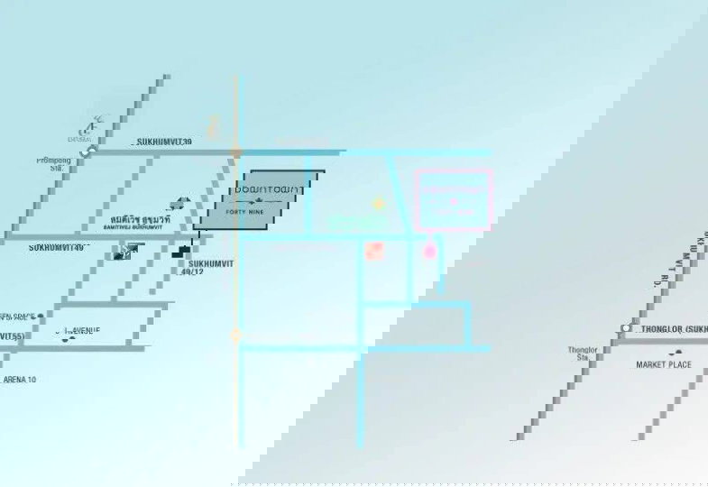 รูป ให้เช่า downtown สุขุมวิท 49 (เลี้ยงสัตว์ได้) - รูปที่ 9/9