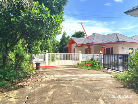 บ้านเดี่ยว 60 ตร.วา บ้านเป็นสุข สันทราย เชียงใหม่ 2.4M