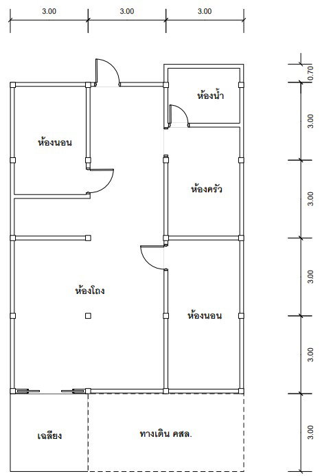 รูป ที่ดินพร้อมสิ่งปลูกสร้าง 63 ตร.วา อำเภอนาจะหลวย อุบลราชธานี 667,000 - รูปที่ 7/9