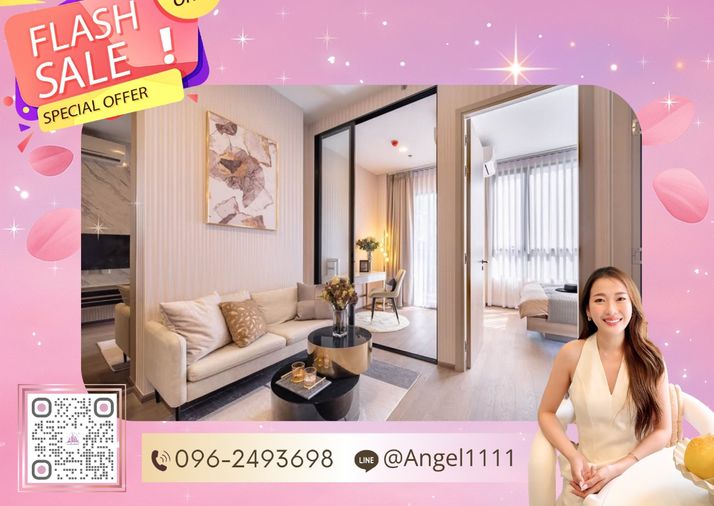 ✨🦄 ราคาพิเศษ พร้อมเข้าอยู่ 🦄✨ Park Origin Phayathai 🚝 ห้องสวยปกตรง เฟอร์ครบ จบในที่เดียว โทร 096-2493698 (POP0006)