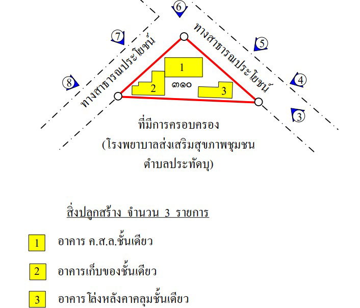รูป ที่ดินพร้อมสิ่งปลูกสร้าง 503 ตร.วา หมู่ที่ 3 อำเภอปราสาท สุรินทร์ 1.3M - รูปที่ 5/6