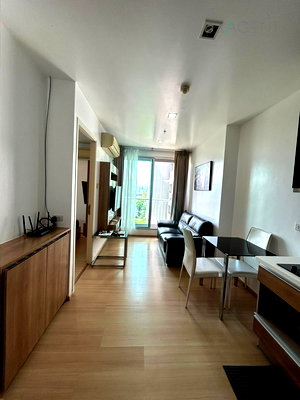 คอนโดให้เช่า : 🎊 ให้เช่าคอนโด ริทึ่ม สุขุมวิท 50 อาคาร 1 ชั้น 10 1 ห้องนอน ขนาด 35 ตรม ใกล้ เทสโก้ โลตัส