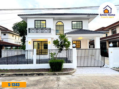 บ้านเดี่ยว สมุทรปราการ : ขายบ้านเดี่ยวมัณฑนา ศรีนครินทร์ (ซอยศรีด่าน 22) สมุทรปราการ ใกล้รถไฟฟ้าสายสีเหลือง