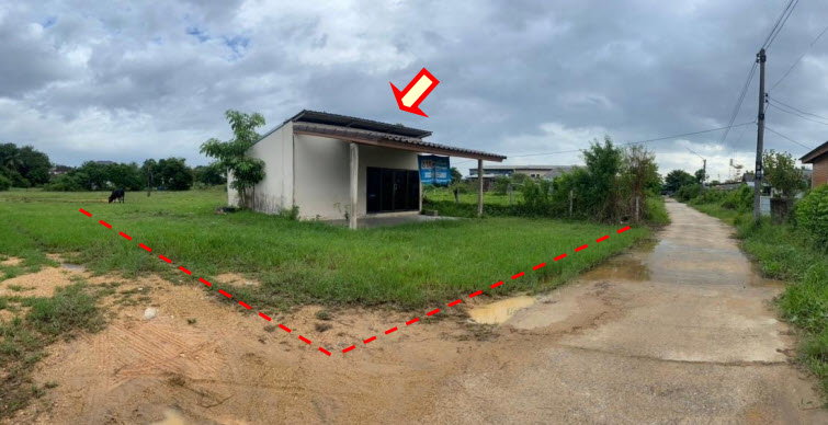 รูป ที่ดินพร้อมสิ่งปลูกสร้าง 43.4 ตร.วา อำเภอบางกล่ำ สงขลา 724,000 - รูปที่ 2/3