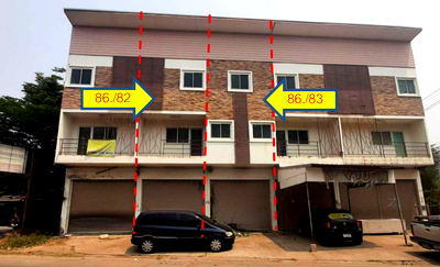 Shophouses for sale In the city of Khon Kaen : SHOP HOUSE 42.6 Sq.w. Muang Khon Kaen Khon Kaen for 3.4M