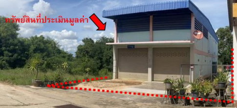 ที่ดินพร้อมสิ่งปลูกสร้าง 412.1 ตร.วา อำเภอเมืองอำนาจเจริญ อำนาจเจริญ 5M