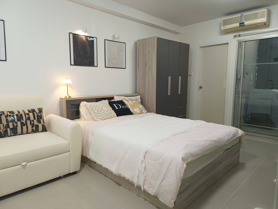 รูป Supalai City HOME รัชดา ซ 10   ห้อง 1 นอน  32 ตรม   ชั้น 4 ห้องริม ห้องตกเเต่งใหม่  MRT ห้วยขวาง - รูปที่ 11/17