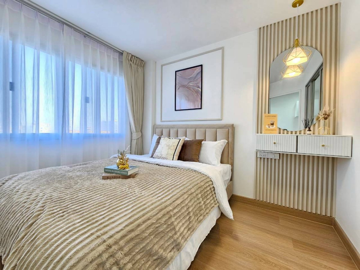 รูป ห้องสวยพร้อมจบ ลุมพินี บดินทร์ รามคำแหง กู้เต็ม ไม่ต้องดาวน์ วิวโล่ง - รูปที่ 6/21