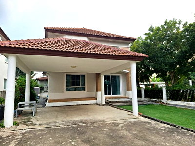 เช่าบ้านเดี่ยว นนทบุรี : 💥💥บ้านเดี่ยวให้เช่า 3 นอน/3น้ำ หมู่บ้านชวนชื่น พระราม 7- สิรินธร พื้นที่ใช้สอย 178 ตรม.2ชั้น สอบถาม Line: @atfirm💥💥