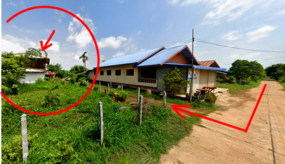 ที่ดิน อุบลราชธานี : ที่ดินพร้อมสิ่งปลูกสร้าง 186 ตร.วา อำเภอเดชอุดม อุบลราชธานี 393,000