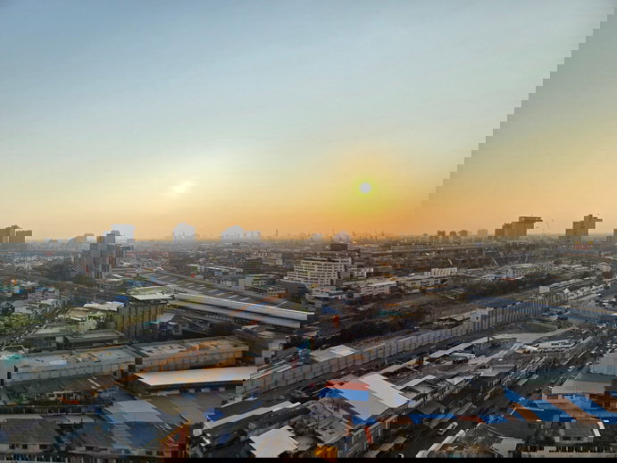 รูป 🔔New🔔 ให้เช่าห้องตกแต่งใหม่ มีอ่างอาบน้ำ ชั้น 21 ไม่มีตึกบัง Ideo Mix Sukhumvit 103 - รูปที่ 14/21