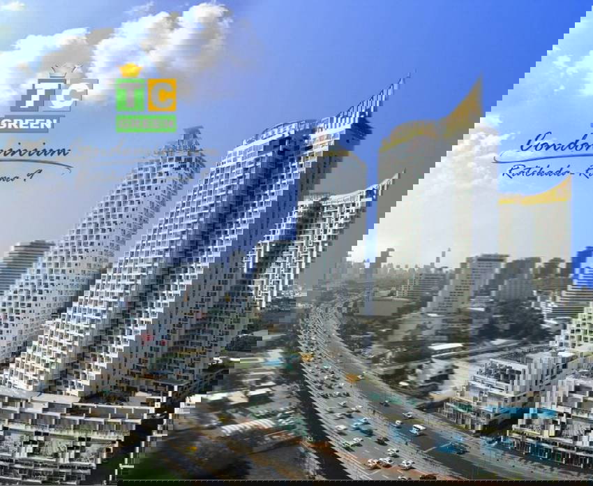 รูป Call : 095-254-6826 Condo TC Green Rama 9 ใกล้รถไฟฟ้า MRT พระราม 9 ชั้นสูง วิวสวย คัดตำแหน่งห้องดีที่สุด ตกแต่งครบ - รูปที่ 11/13