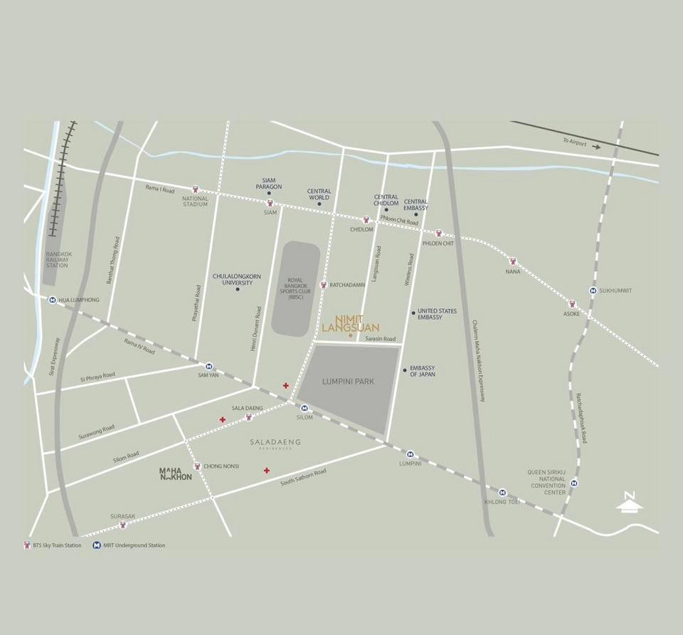 รูป P0641/ขายคอนโดหรู 3 ห้องนอน Nimit Langsuan ห้องมุม ชั้นสูง วิวสวนลุมพินี พร้อมระเบียงส่วนตัว - รูปที่ 8/8