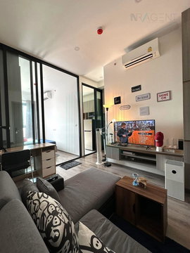 🚩 For rent condo KNIGHTSBRIDGE PRIME ON-NUT Building 1, Floor 29,1 bed room, Room size 28.00 sqm