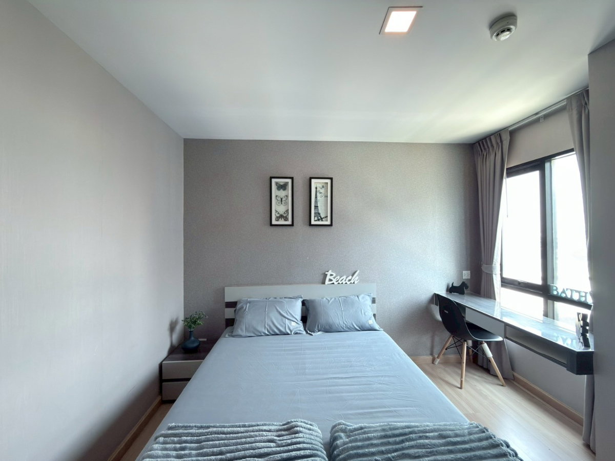 รูป ให้เช่าคอนโด ไนท์บริดจ์ สกายซิตี้ สะพานใหม่ ติดBTSสายหยุด ห้องมุม พร้อมเฟอร์นิเจอร์ และเครื่องใช้ไฟฟ้าครบครัน ขนาด 25 ตร.ม. 11,000/เดือน - รูปที่ 10/12