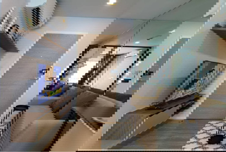 รูป ให้เช่า Kave town Space ข้างม.กรุงเทพ ตึก D ชั้น 5 ขนาด 26 ตร.ม วิวนอก🩵ครัวแยก - รูปที่ 9/11