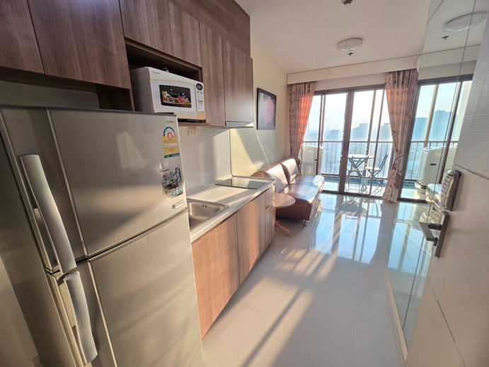 รูป 🔔New🔔 ให้เช่าห้องตกแต่งใหม่ มีอ่างอาบน้ำ ชั้น 21 ไม่มีตึกบัง Ideo Mix Sukhumvit 103 - รูปที่ 3/21