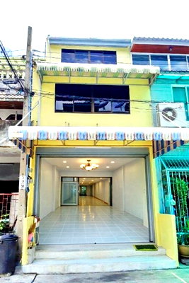 เช่าอาคารพาณิชย์ ถนนพระราม 3 : BRT วัดดอกไม้ 1กม. 5 นอน ซ.สาธุประดิษฐ์ 52-60 อาคารให้เช่า 4 ชั้น รีโนเวทใหม่ ฟังก์ชัน3 น้ำ 18 ตร.วา. 288 ตร.ม. ถ.พระราม3