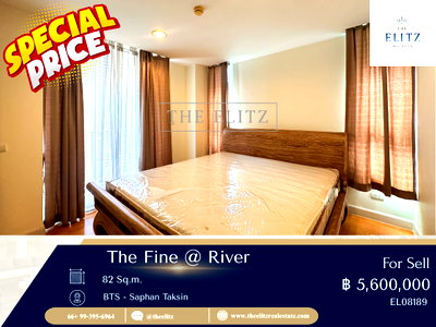ขายคอนโด : ✨สัมผัสกลิ่นอายริมแม่น้ำเจ้าพระยา The Fine @ River คอนโดสุดชิลล์ ใกล้แหล่งไลฟ์สไตล์เจริญนคร 💕