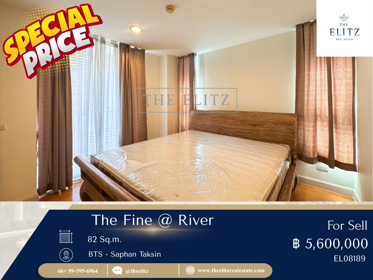 รูป ✨สัมผัสกลิ่นอายริมแม่น้ำเจ้าพระยา The Fine @ River คอนโดสุดชิลล์ ใกล้แหล่งไลฟ์สไตล์เจริญนคร 💕 - รูปที่ 1/27