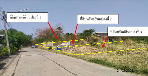LAND 607 Sq.w. Chai Badan Lopburi for 7.2M