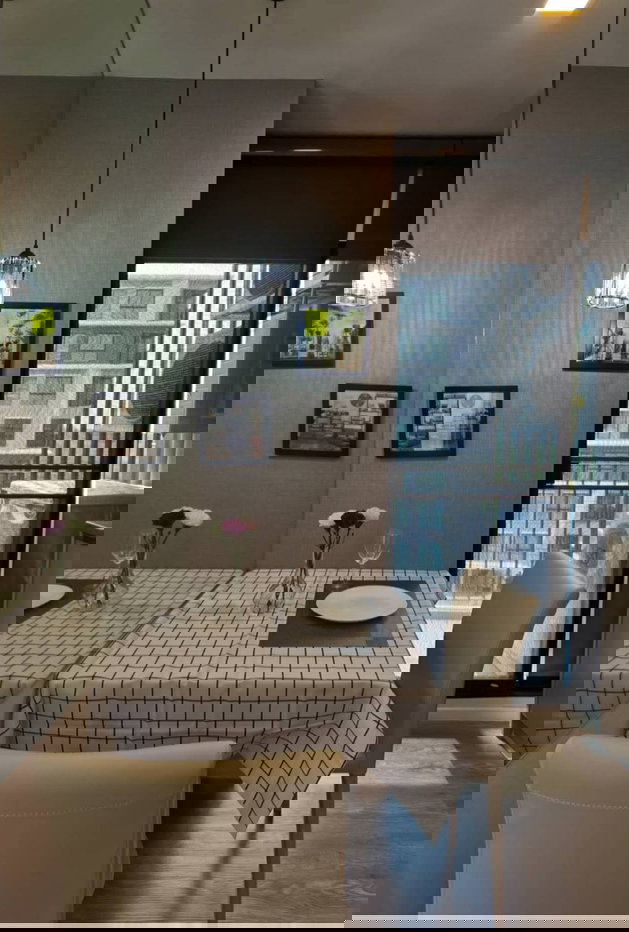 รูป ให้เช่า Kave town Space ข้างม.กรุงเทพ ตึก D ชั้น 5 ขนาด 26 ตร.ม วิวนอก🩵ครัวแยก - รูปที่ 6/11