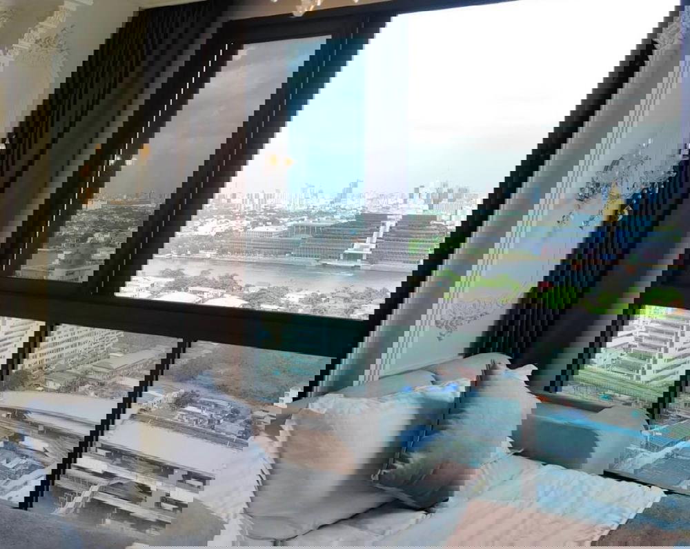 รูป ห้องสวยวิวโค้งเจ้าพระยา✨ The Tree RIO บางอ้อ | 2 นอน 2 น้ำ | 61 ตร.ม. ชั้น 31 | ติด MRT บางอ้อ - รูปที่ 3/16