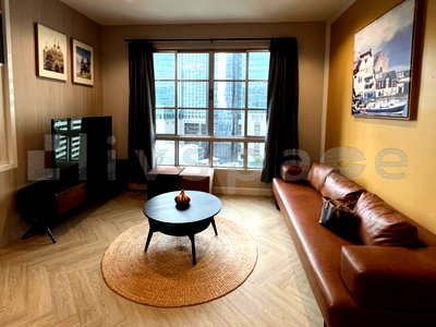 Condos for rent : ▚ LI103ツ FOR RENT: Citismart Sukhumvit 18 2BR 87sqm. 50K ✨ Newly Renovated Corner Unit, Steps to BTS & MRT Asok 🏙️