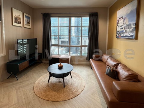 ▚ LI103ツ FOR RENT: Citismart Sukhumvit 18 2BR 87sqm. 50K ✨ Newly Renovated Corner Unit, Steps to BTS & MRT Asok 🏙️