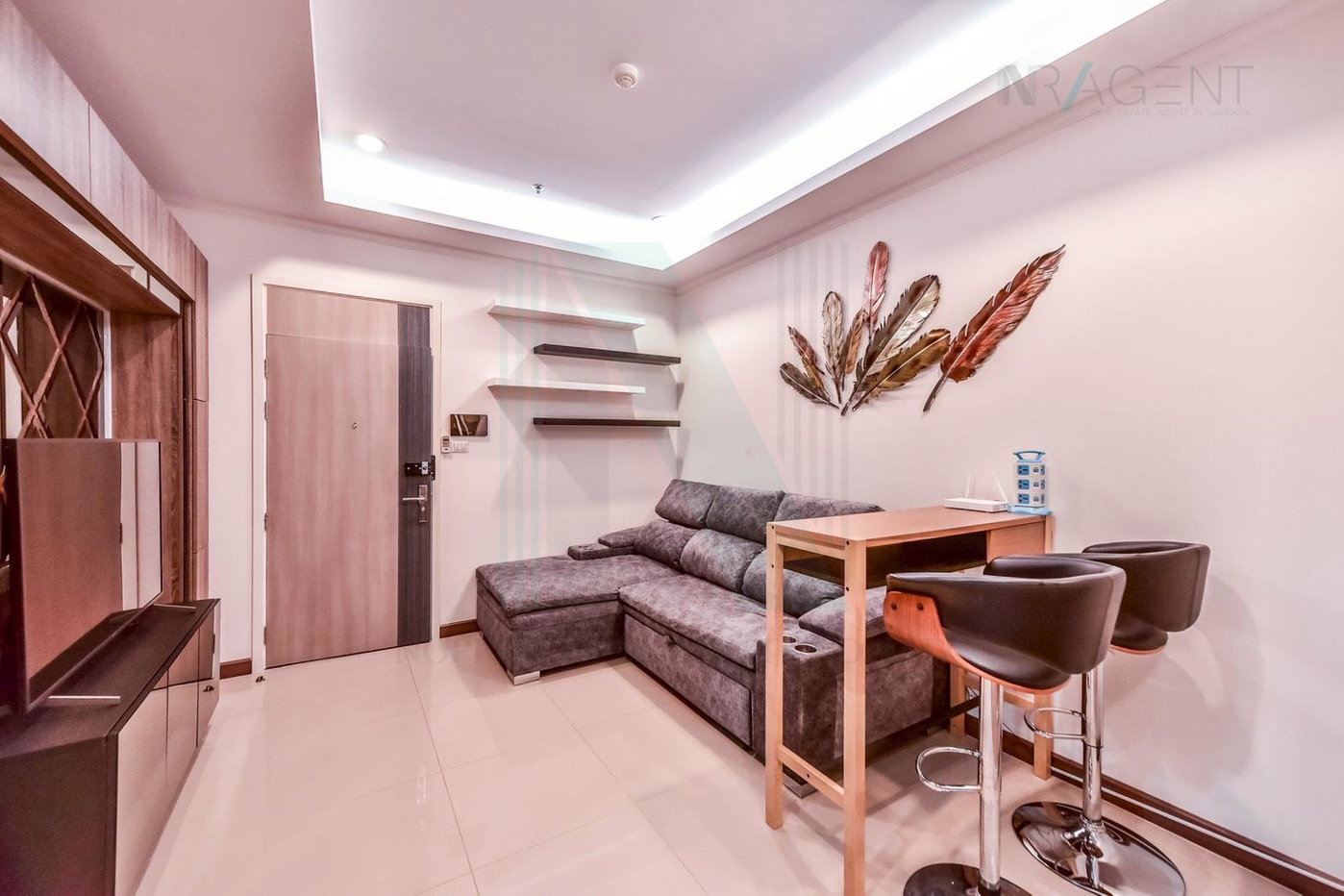 รูป 🚩 ให้เช่าคอนโด ศุภาลัย เอลีท พญาไท อาคาร 1 ชั้น 29 1 ห้องนอน ขนาด 44.00 ตรม ใกล้ โรงพญาบาลพญาไท - รูปที่ 4/8
