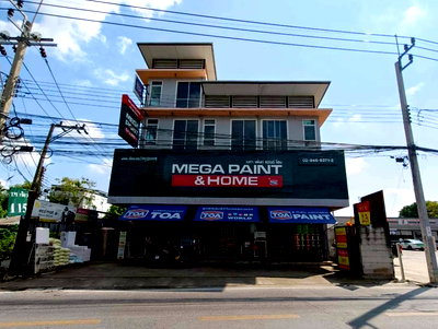 เช่าสำนักงาน เขตบางกะปิ : ให้เช่า สำนักงาน อาคารพาณิชย์ 3 คูหา พร้อมโกดัง ลาดพร้าว101 โยธินพัฒนา เนื้อที่ 180 ตร.ว. พื้นที่ใช้สอย 905 ตรม. ใกล้เลียบด่วน