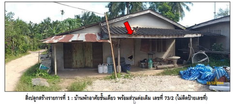 ที่ดินพร้อมสิ่งปลูกสร้าง 246 ตร.วา อำเภอคลองท่อม กระบี่