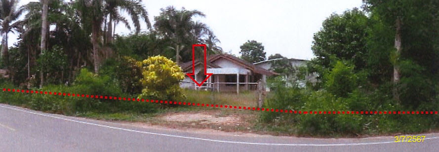 รูป ที่ดินพร้อมสิ่งปลูกสร้าง 1680 ตร.วา อำเภอเขาชัยสน พัทลุง 3.2M - รูปที่ 2/6