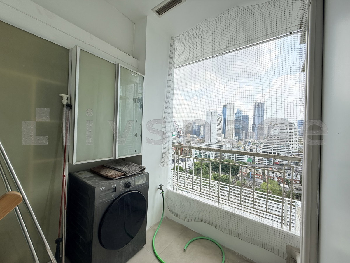 รูป ▚ LI108ツ ให้เช่า: Ivy Sathorn 2BR 82.36sqm. 35K ✨ ห้องสวยตกแต่งบิ้วอินไม้ทั้งห้อง ครัวแยกขนาดใหญ่ ระเบียงกว้าง 🏙️ - รูปที่ 14/14