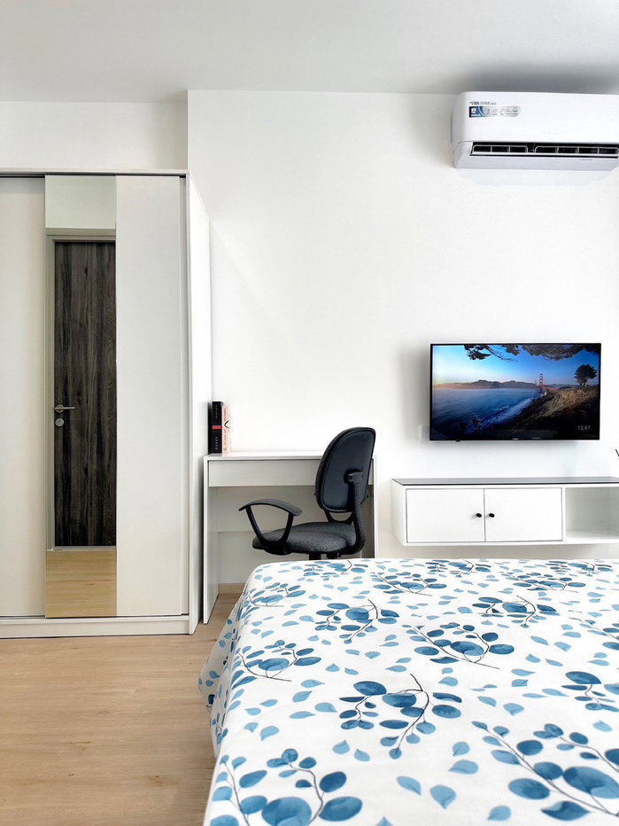 รูป T224 ให้เช่าคอนโด Rich Park@Triple Station (ริชพาร์ค@ทริปเปิ้ล สเตชั่น) ห้องตกแต่งสวย เฟอร์ครบ มีเครื่องซักผ้า ราคาพิเศษสุดในโครงการ! - รูปที่ 2/12