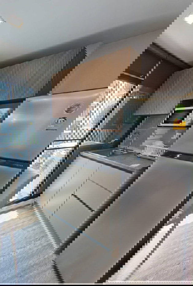 รูป ให้เช่า Kave town Space ข้างม.กรุงเทพ ตึก D ชั้น 5 ขนาด 26 ตร.ม วิวนอก🩵ครัวแยก - รูปที่ 7/11