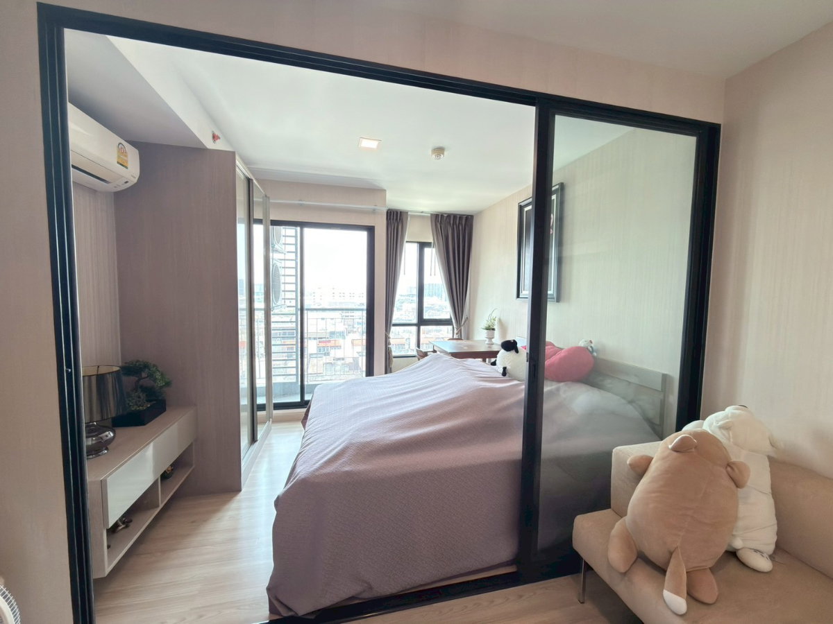 รูป ให้เช่าคอนโด ไนท์บริดจ์ สกายซิตี้ สะพานใหม่ ติดBTSสายหยุด พร้อมเฟอร์นิเจอร์ และเครื่องใช้ไฟฟ้าครบครัน ขนาด 22.78 ตร.ม. 10,000/เดือน - รูปที่ 2/11