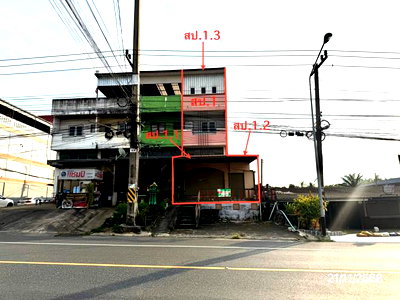 อาคารพาณิชย์ นิคมปิ่นทอง : อาคารพาณิชย์ 42 ตร.วา ศรีราชา ชลบุรี 3.8M