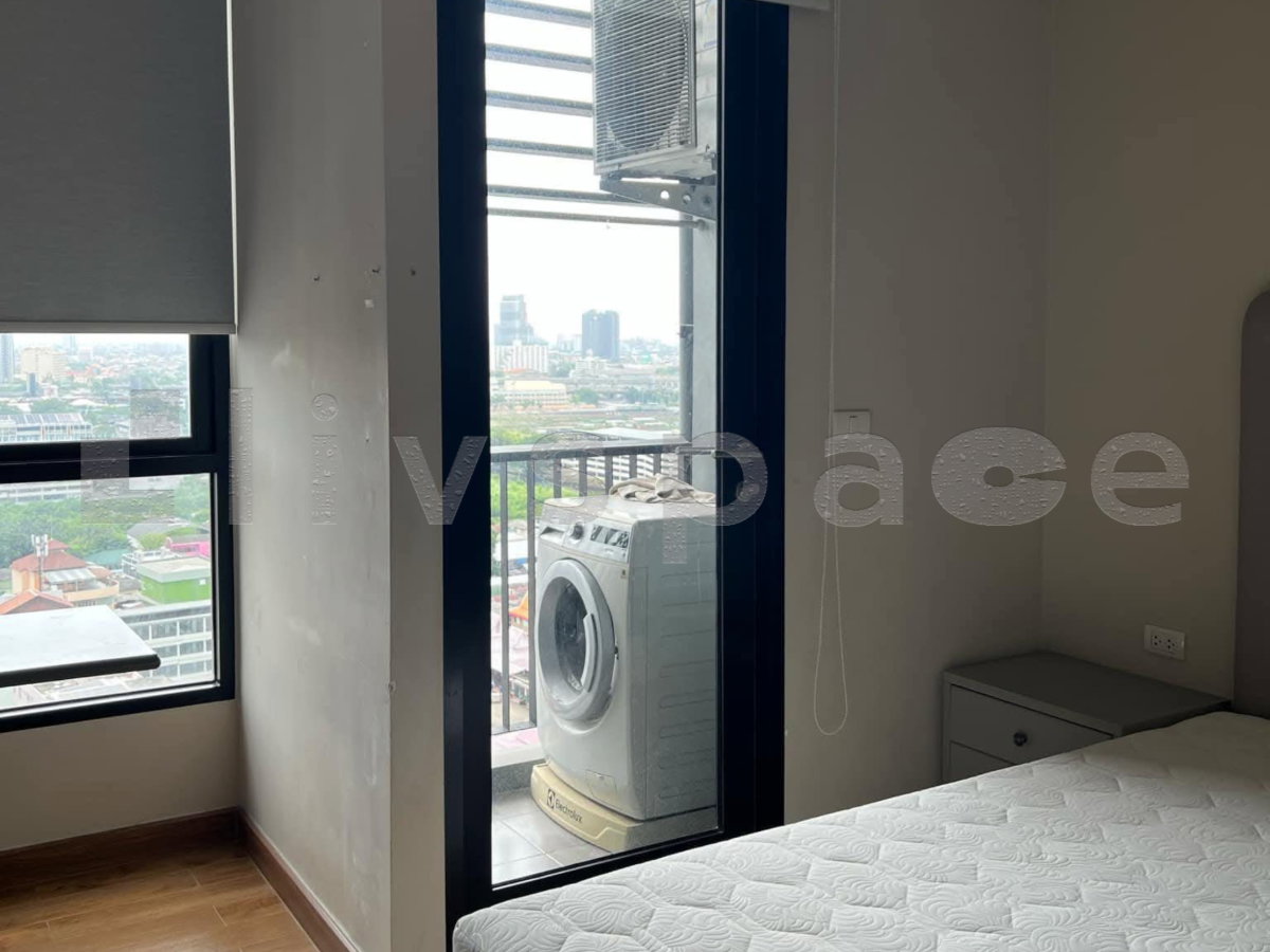 รูป ▚ LI115ツ ให้เช่า: The Editor 1BR 28.25sqm. 17K ✨ ห้องมุม Type ประตูกั้นหายาก เฟอร์ครบ ทีวีใหญ่ติดผนัง 🏙️ - รูปที่ 6/7