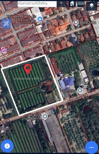 ขายที่ดินเปล่า ซอยรวมญาติ เนื้อที่ 8-0-72 ไร่ ทำเลดี เดินทางสะดวก น้ำ-ไฟเข้าถึง