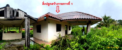 ที่ดิน พัทลุง : ที่ดินพร้อมสิ่งปลูกสร้าง 2510.2 ตร.วา อำเภอตะโหมด พัทลุง 2.8M