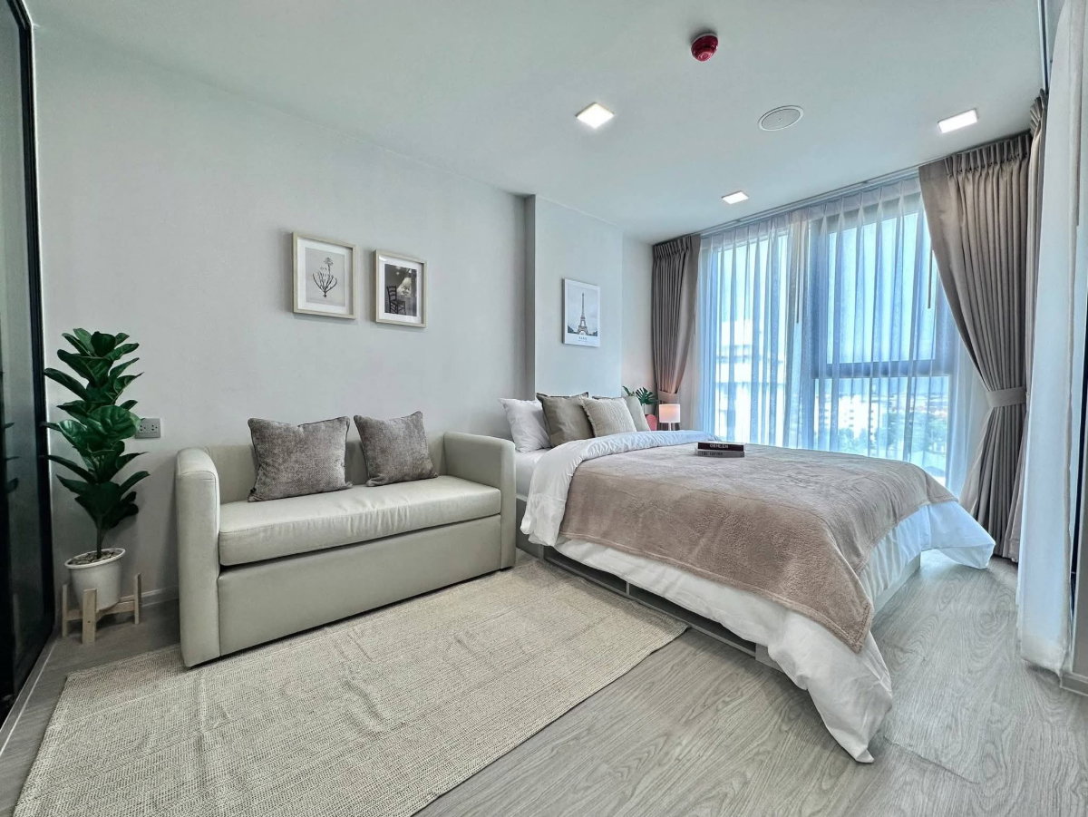 รูป 💮ให้เช่าคอนโด Atmoz Oasis Onnut ใกล้ MRTศรีนุช  ห้องสวย 24.11ตรม. มีเครื่องซักผ้า เช่าเพียง 11000- - รูปที่ 1/19